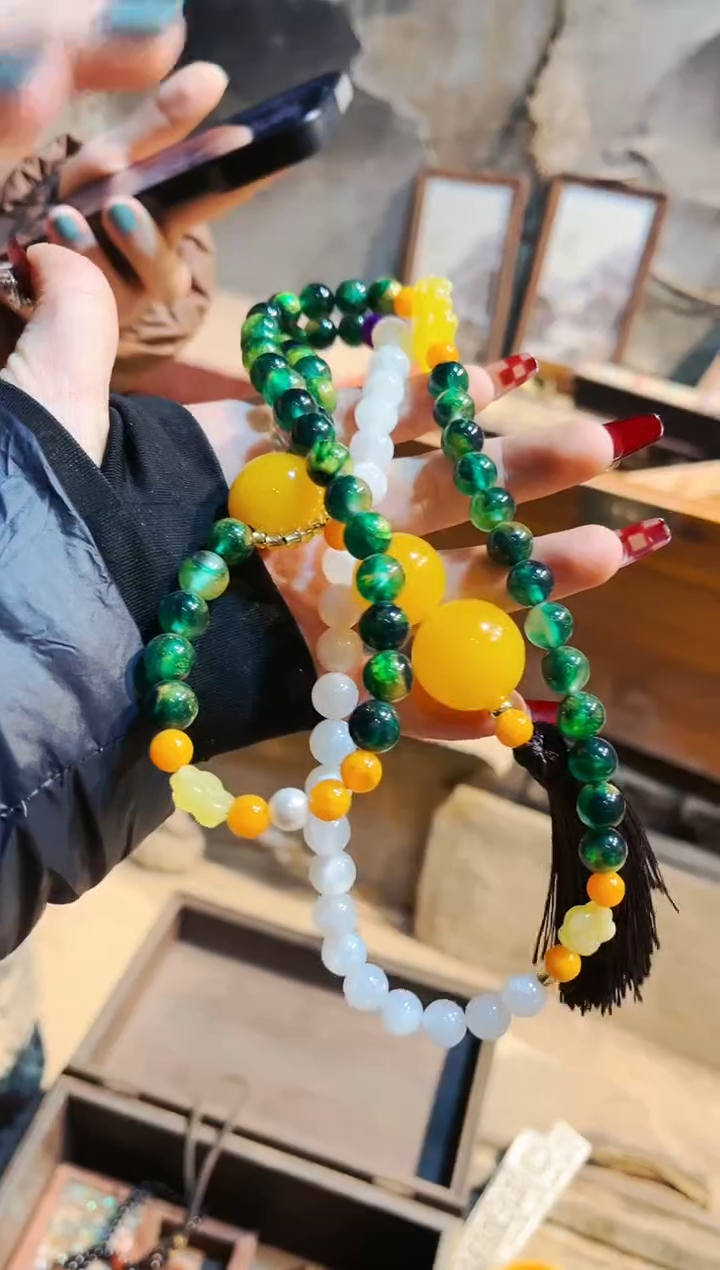 【闪购商品】蜜蜡颈饰未镶嵌七七精品专属链接12