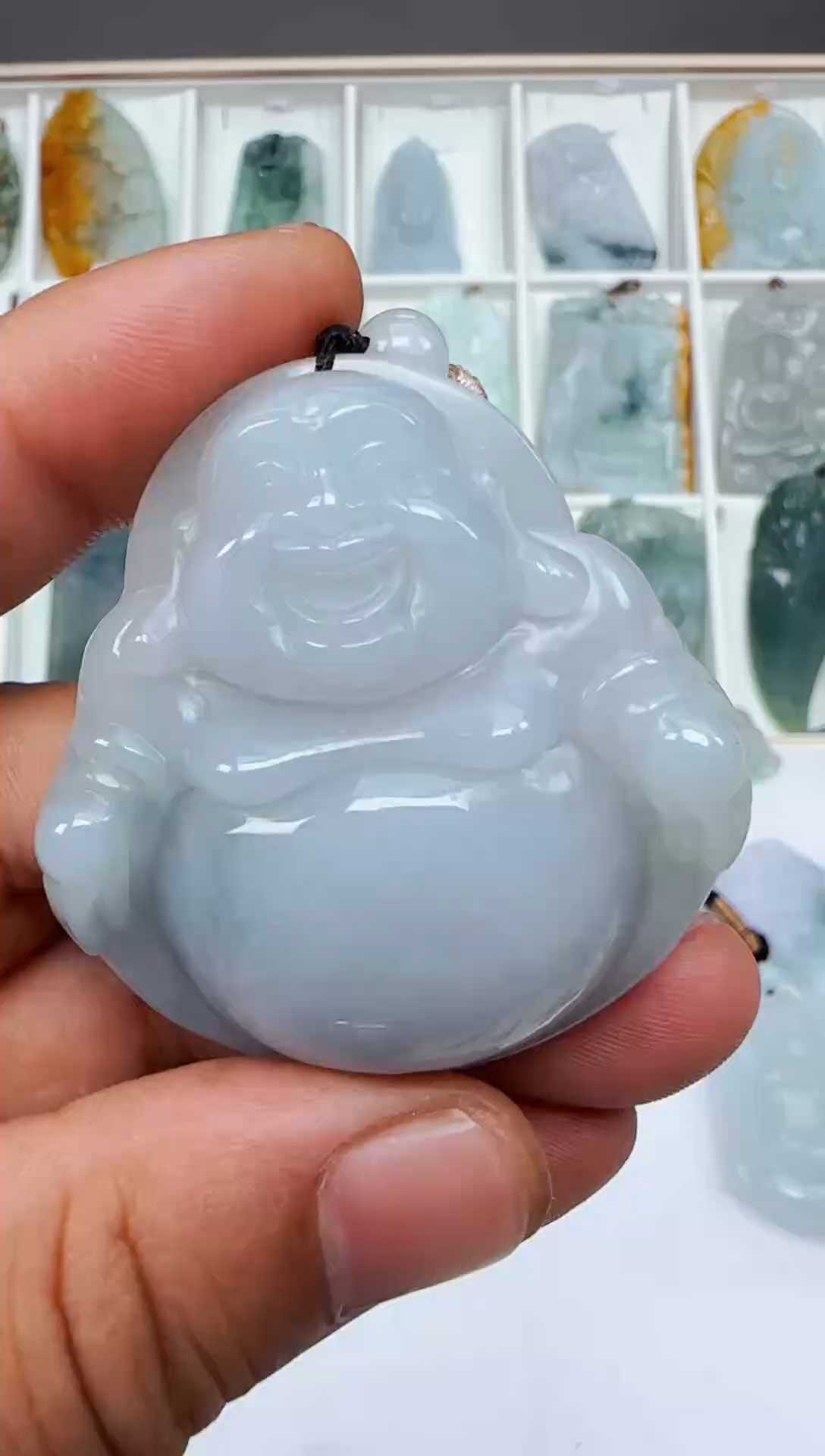 【闪购商品】翡翠颈饰未镶嵌缅甸天然A货翡翠