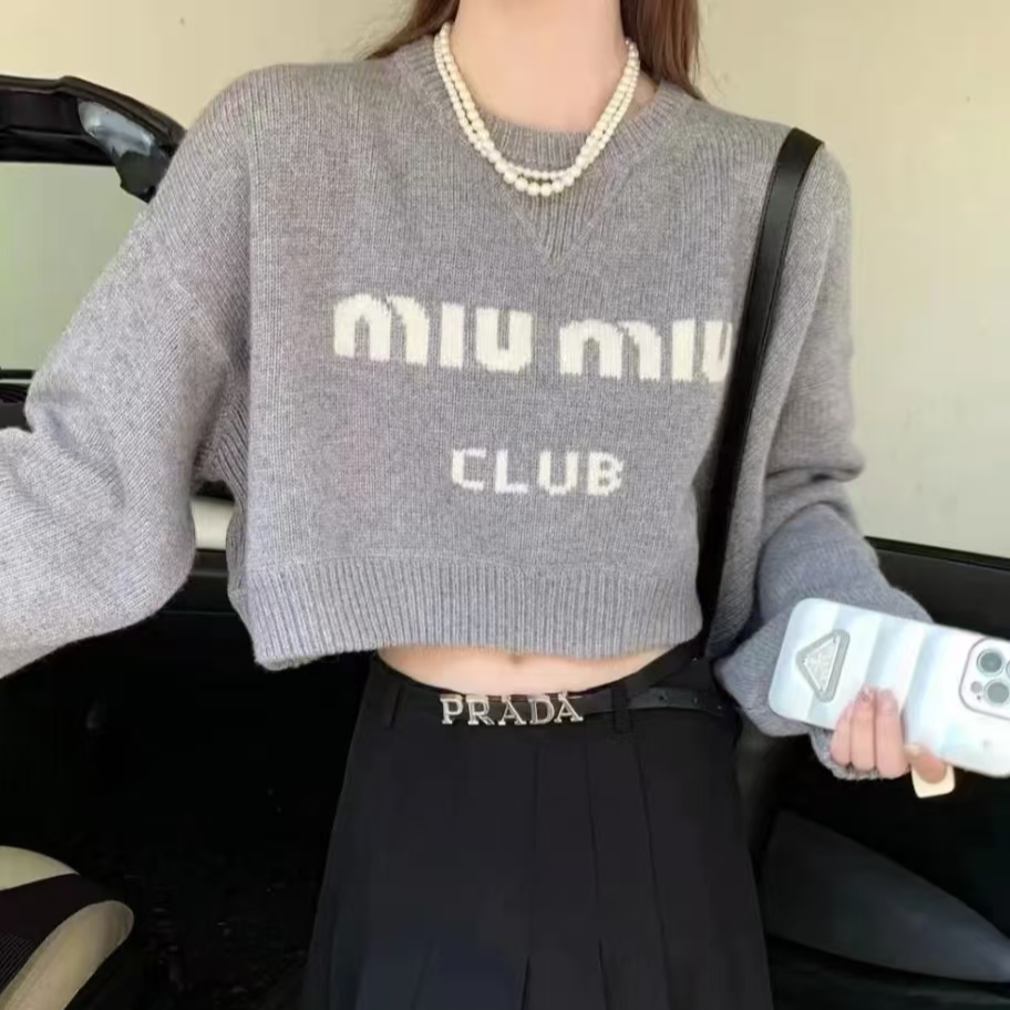 99新 MIU MIU/缪缪 双双臻选/bb10537/缪缪上衣/38