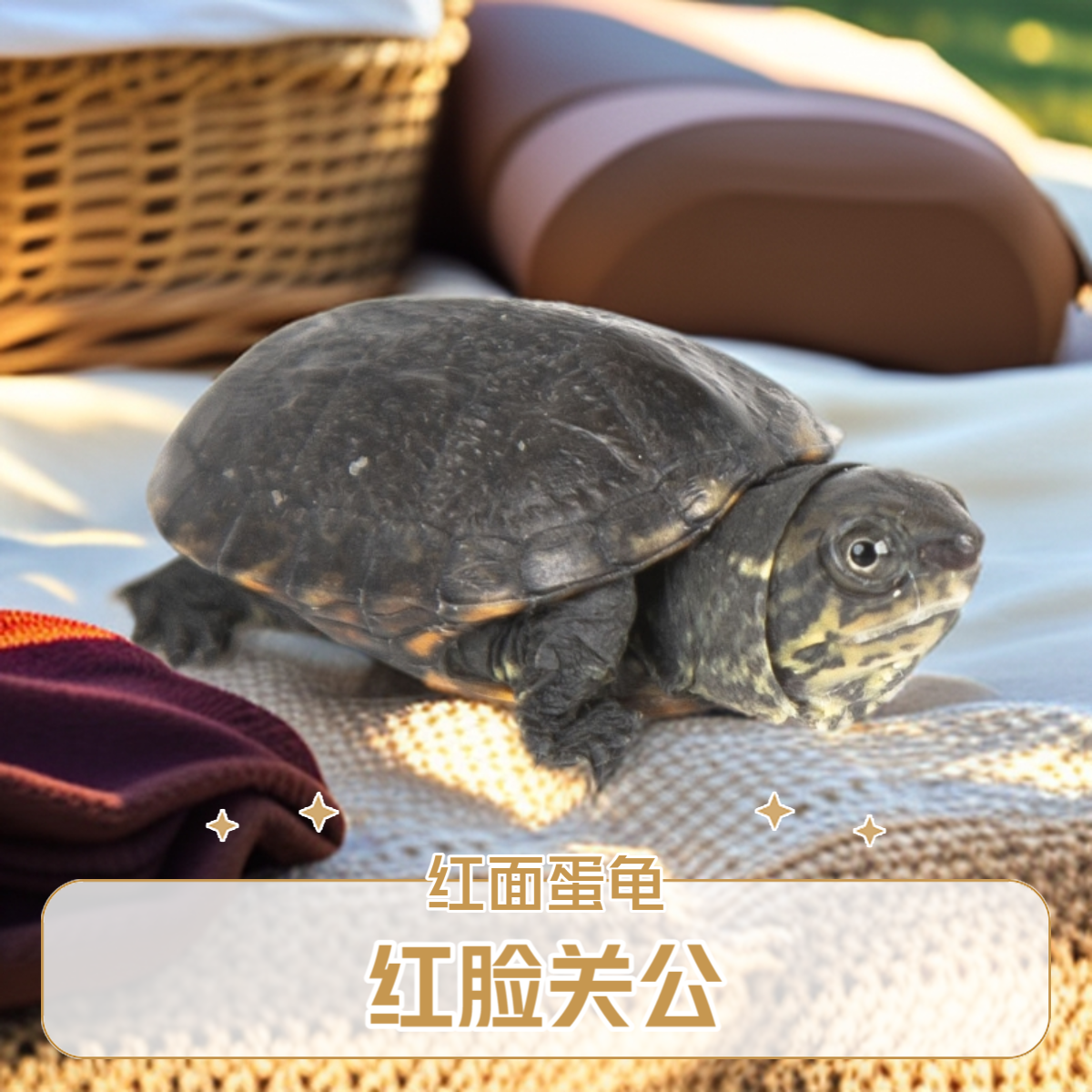 红面蛋龟 红脸关公 热情洋溢