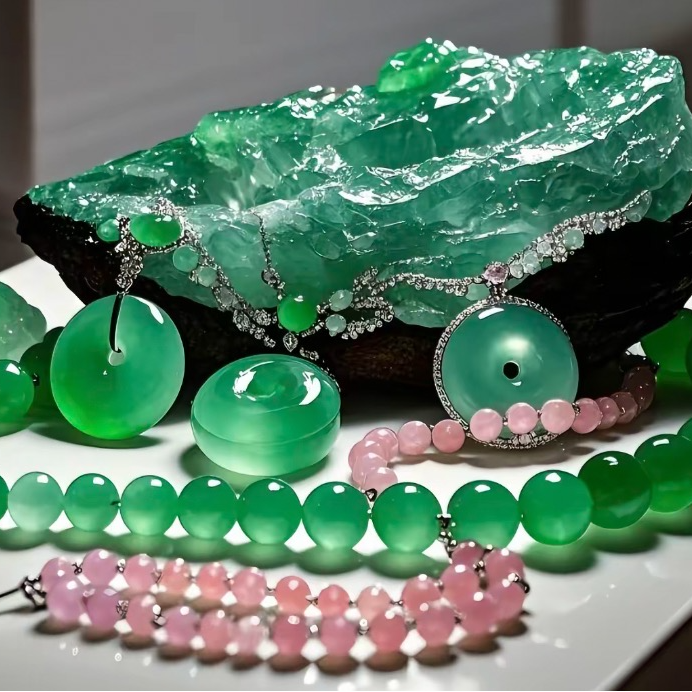 缅甸天然A货翡翠吊坠链接