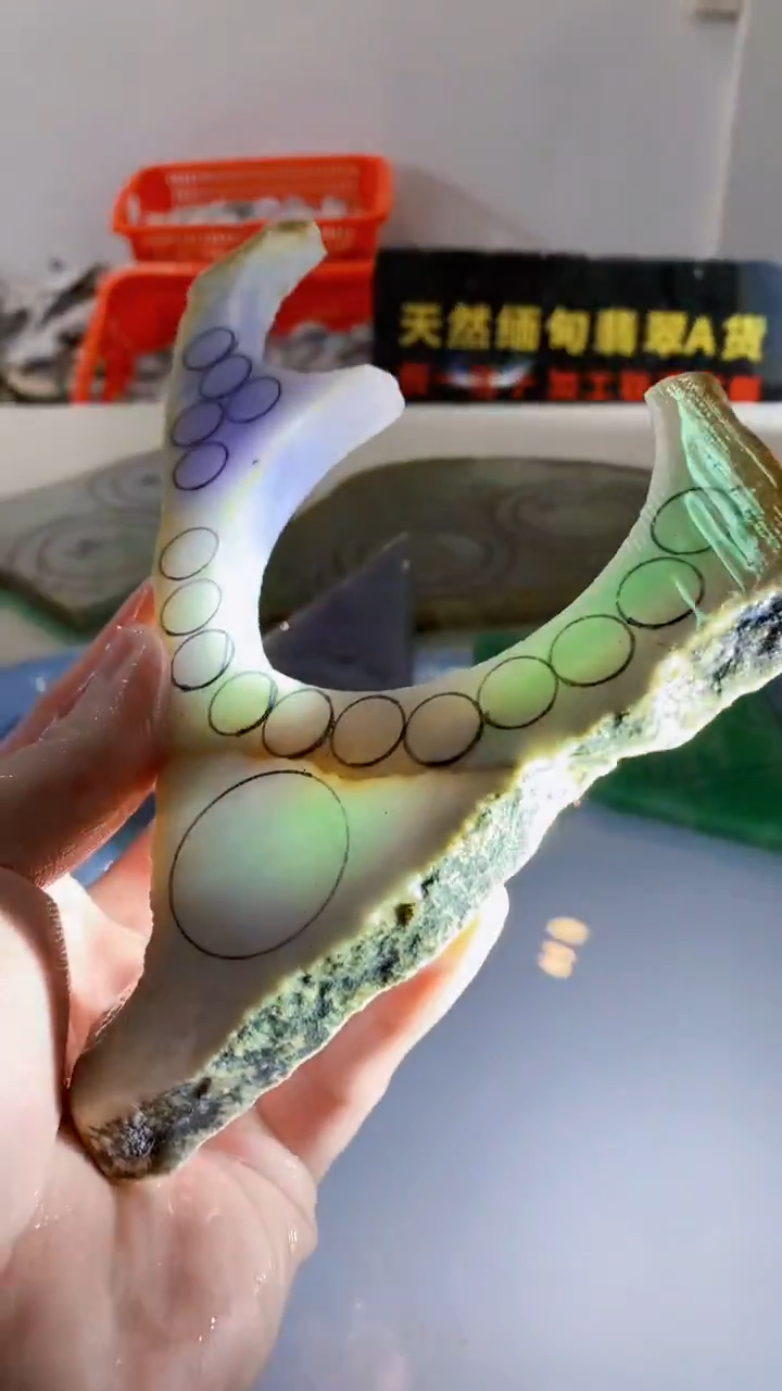 颈饰未镶嵌翡翠缅甸A货翡翠275