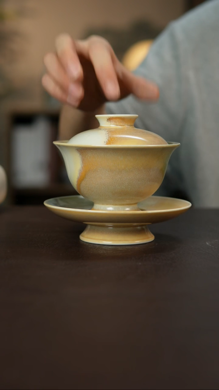 杯景德柴烧手作多人瑕疵