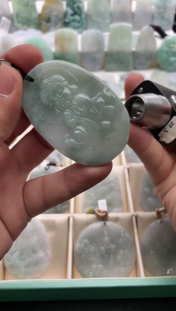 【闪购商品】翡翠颈饰未镶嵌..../2/16/ 118