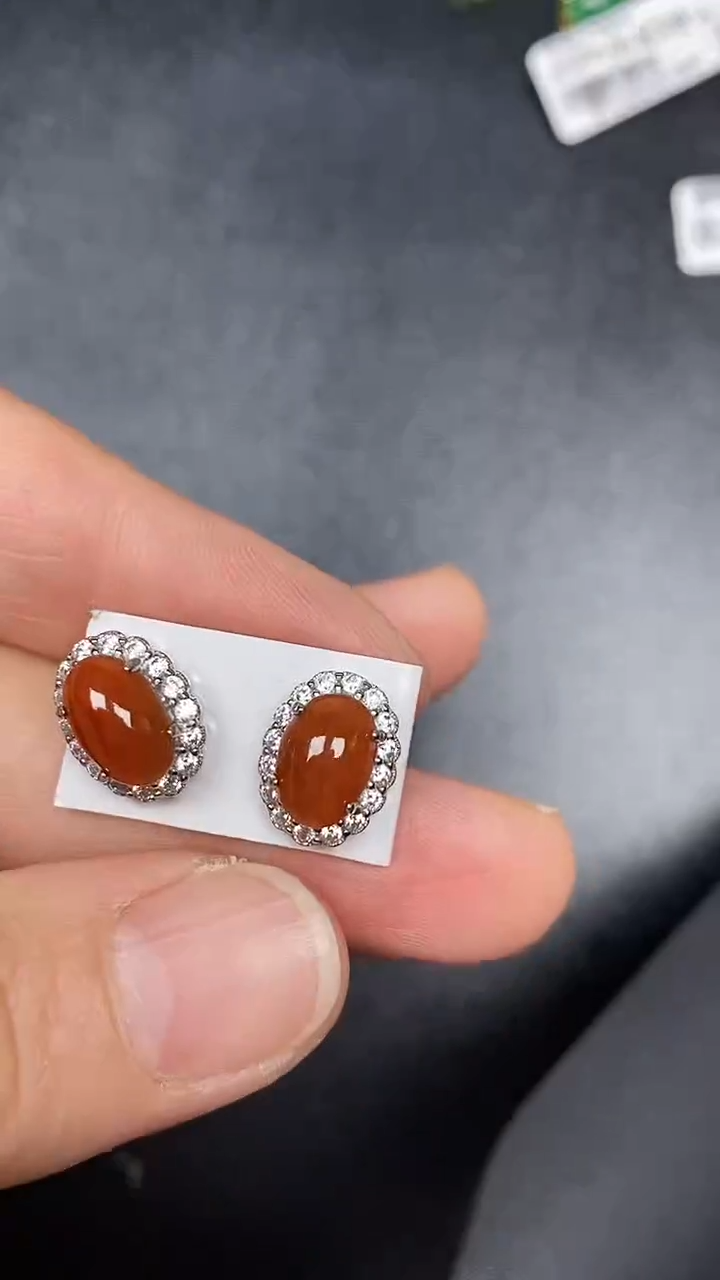 银S925镶嵌戒指翡翠1110