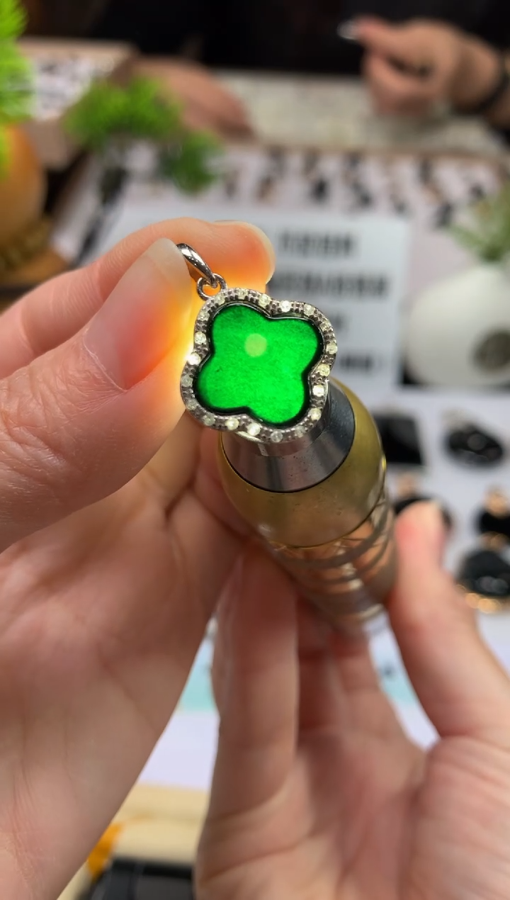 颈饰未镶嵌翡翠蓝**奶---120988