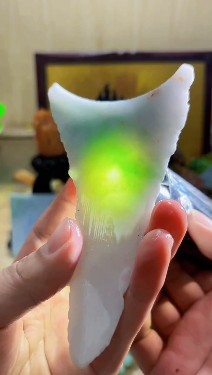 未镶嵌挂件翡翠A货常星5042