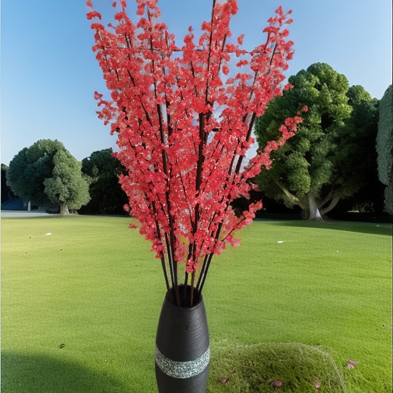 落地款樱花浪漫氛围装饰佳品（手工艺品鸿运当头不带花瓶）