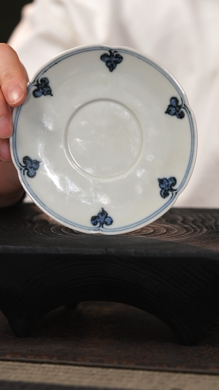 【闪购商品】青花盖碗托（二级品）