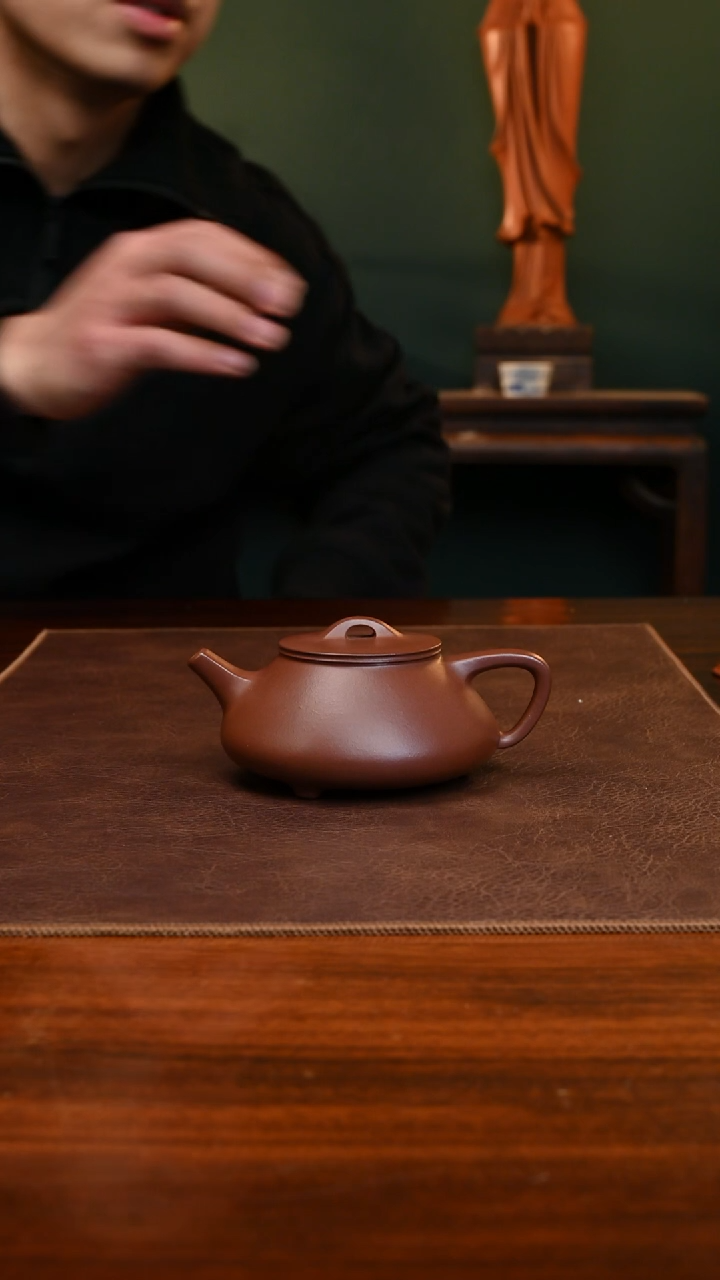 【闪购商品】紫砂茶壶孙宇浩宇瓢红紫泥150cc
