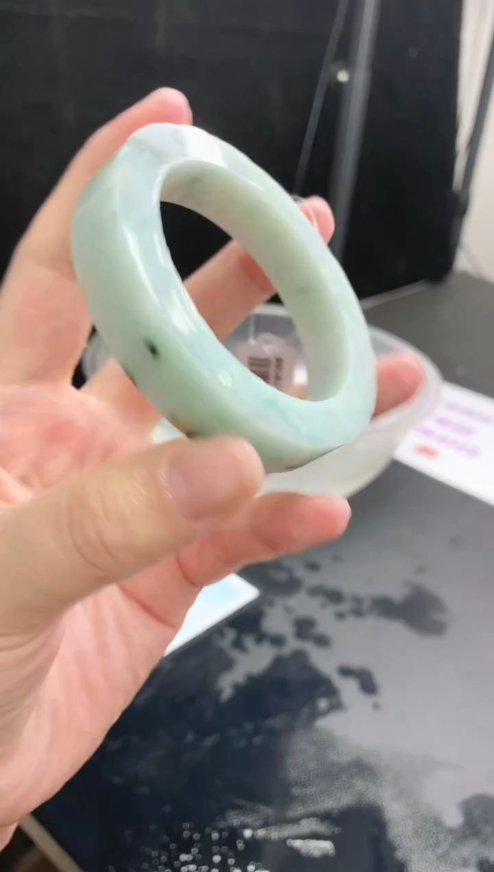 【闪购商品】定制翡翠手镯未镶嵌22 55-58正