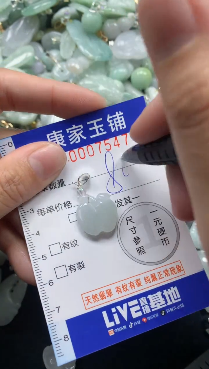 颈饰未镶嵌翡翠7547
