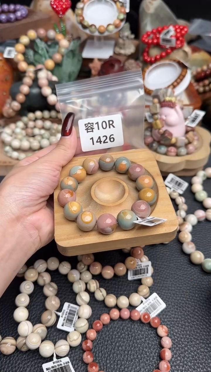 【闪购商品】石英质玉手链未镶嵌10R1426