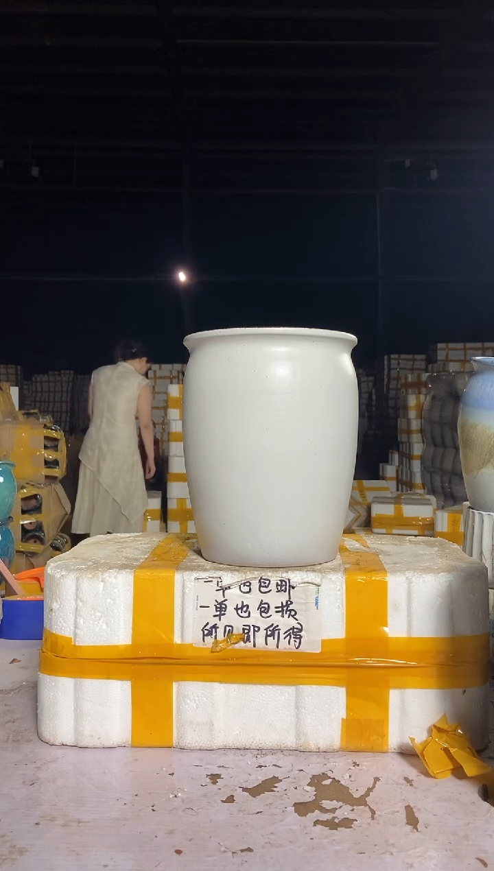 宜兴紫砂粗陶花盆20/25