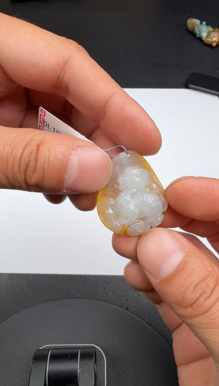 吊坠(不含链)未镶嵌翡翠翡翠饰品-235