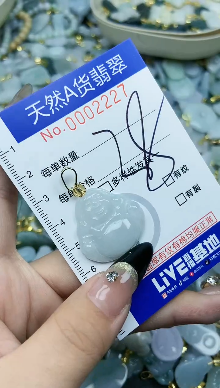 【闪购商品】翡翠颈饰未镶嵌天然A货翡翠