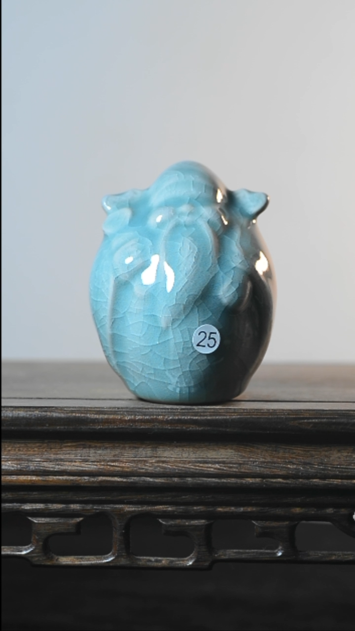 25号财神摆件清凉寺汝瓷