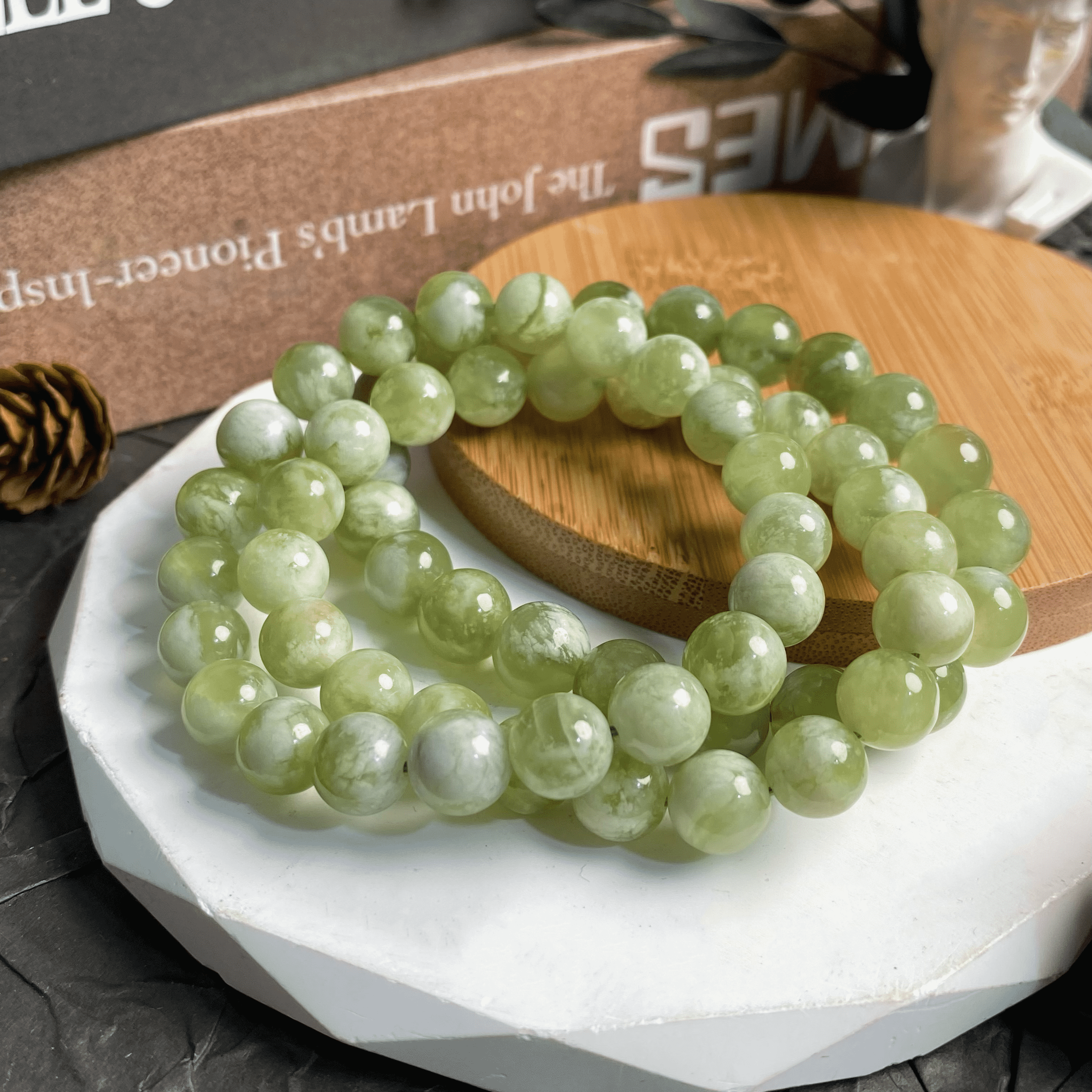 【专专属】青提奶盖单圈手链 多样性发一 约9.5mm 645DXL