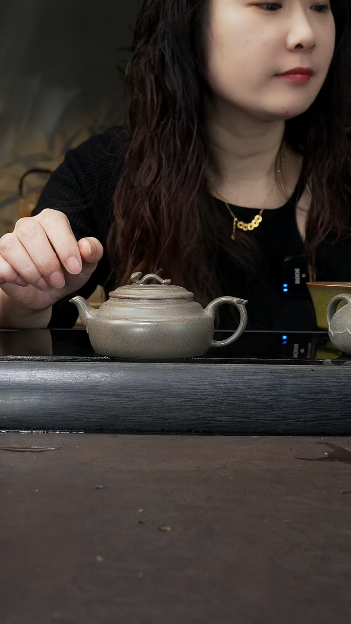 【闪购商品】紫砂茶壶青段 如意紫砂壶170cc  020