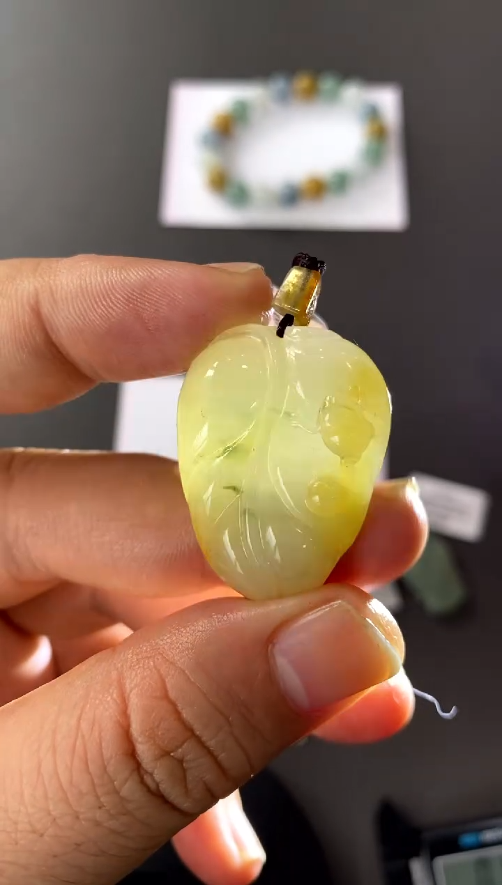 【闪购商品】定制翡翠未镶嵌叶子