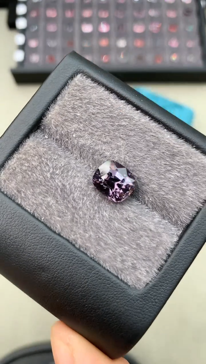 【闪购商品】定制尖晶石裸石未镶嵌4.80ct 枕型 紫色调