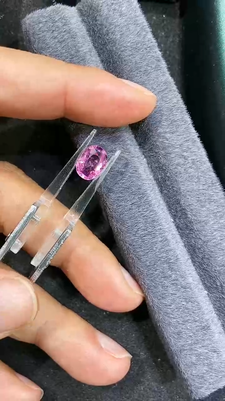 【闪购商品】定制碧玺定制未镶嵌卢比来粉2.055克拉天然