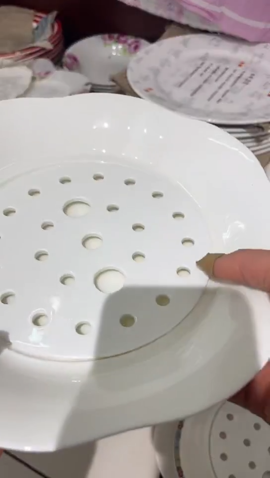 骨瓷隆达骨瓷饺子盘1个