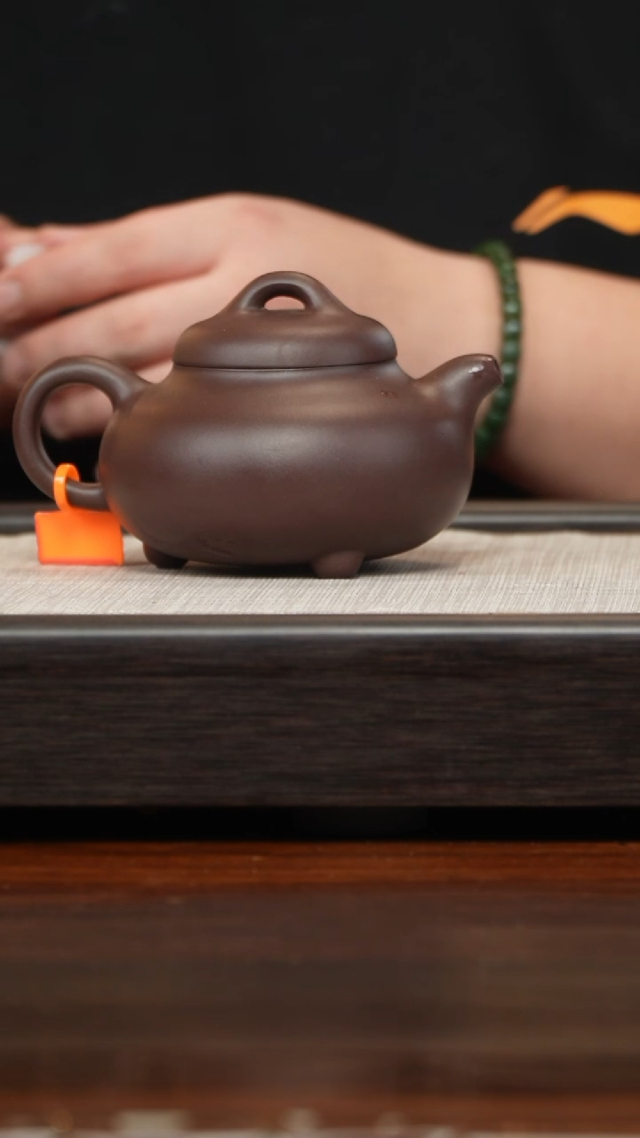 【闪购商品】紫砂茶壶三足喜瓢