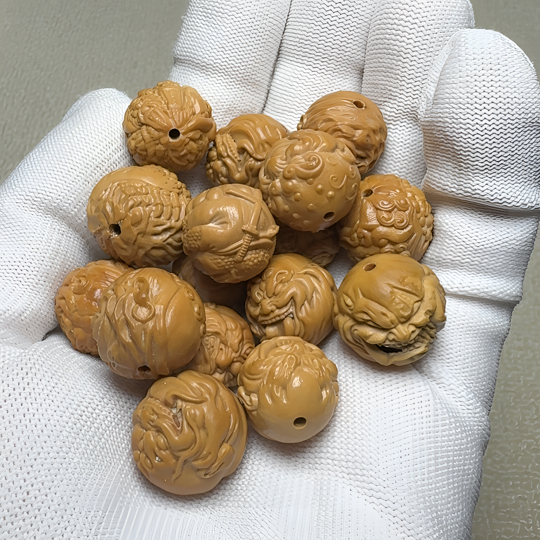 猴头雕刻单颗单籽