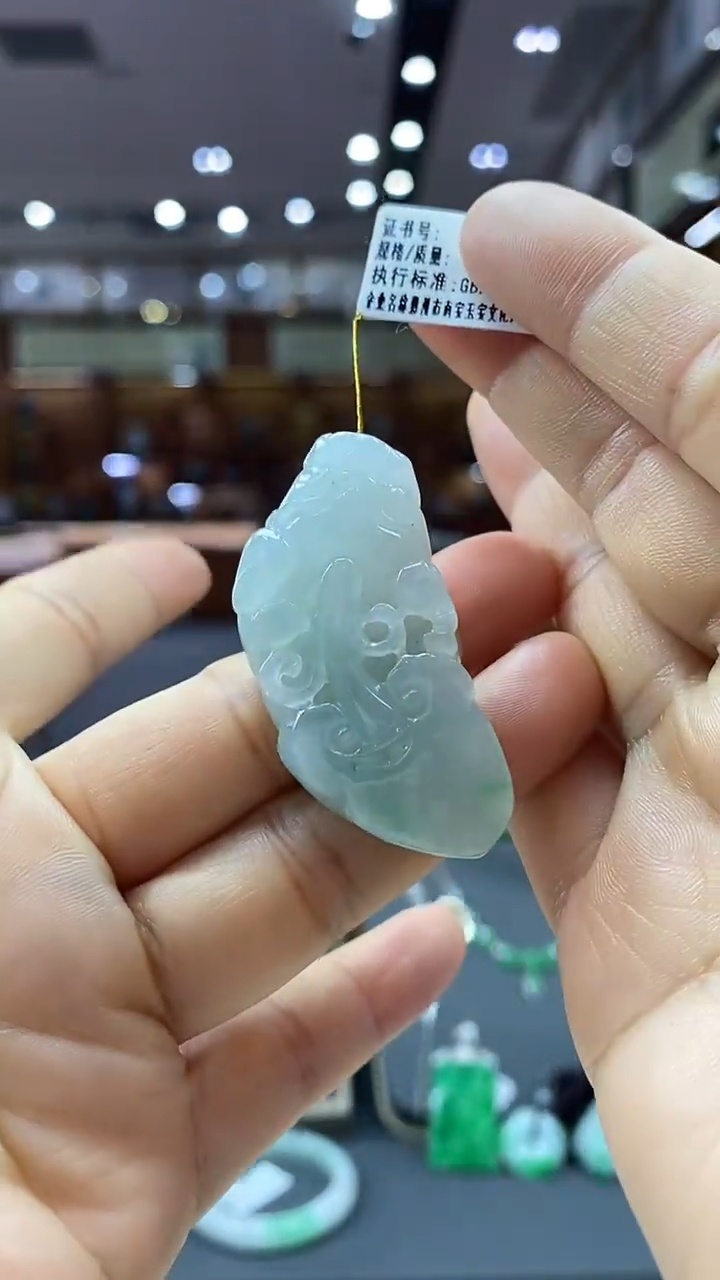 颈饰未镶嵌翡翠貔貅