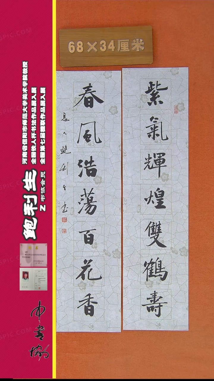 【闪购商品】书法203鲍利生书法作品