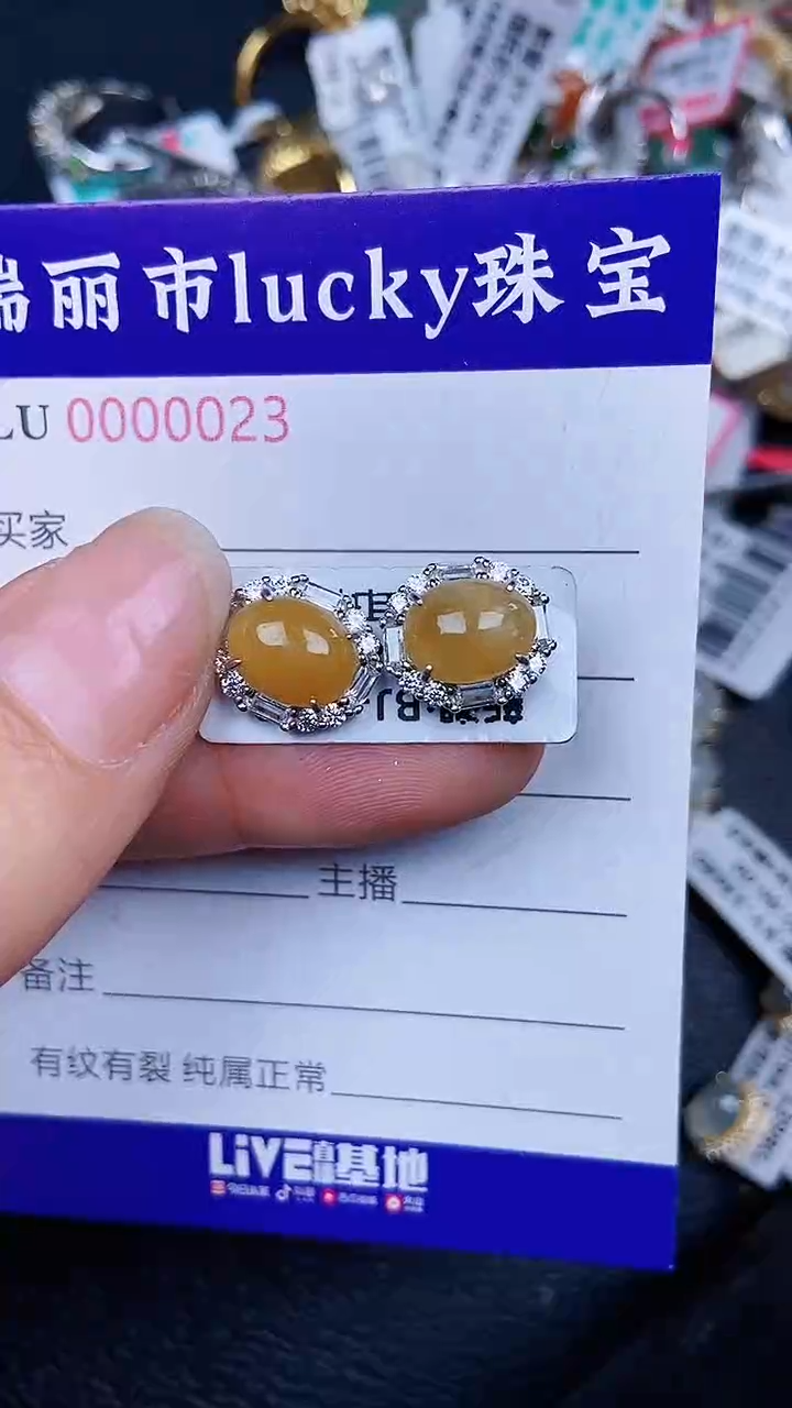 颈饰银S925镶嵌翡翠23