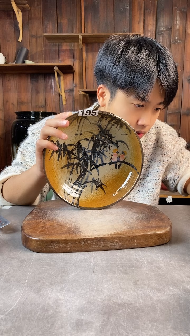 碗195开窑上新 手工手绘