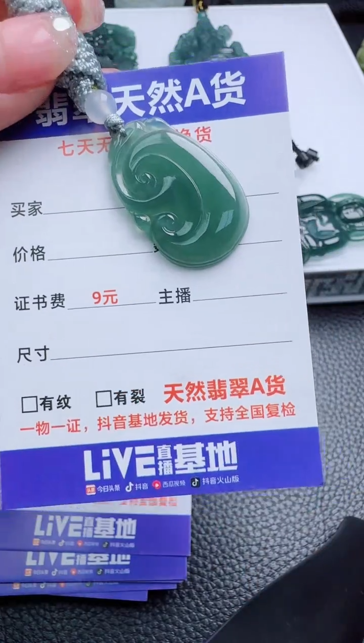 【闪购商品】翡翠颈饰未镶嵌1111111111111