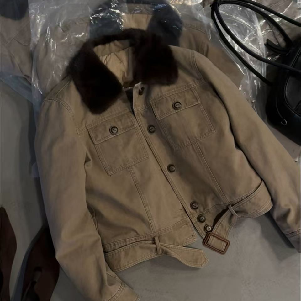 THE CANAL.巴恩老钱风水貂鹅绒羽绒服