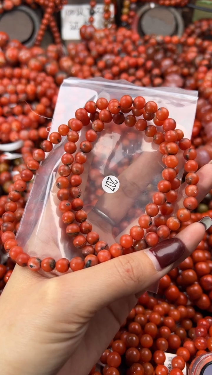 未镶嵌手串南红玛瑙7