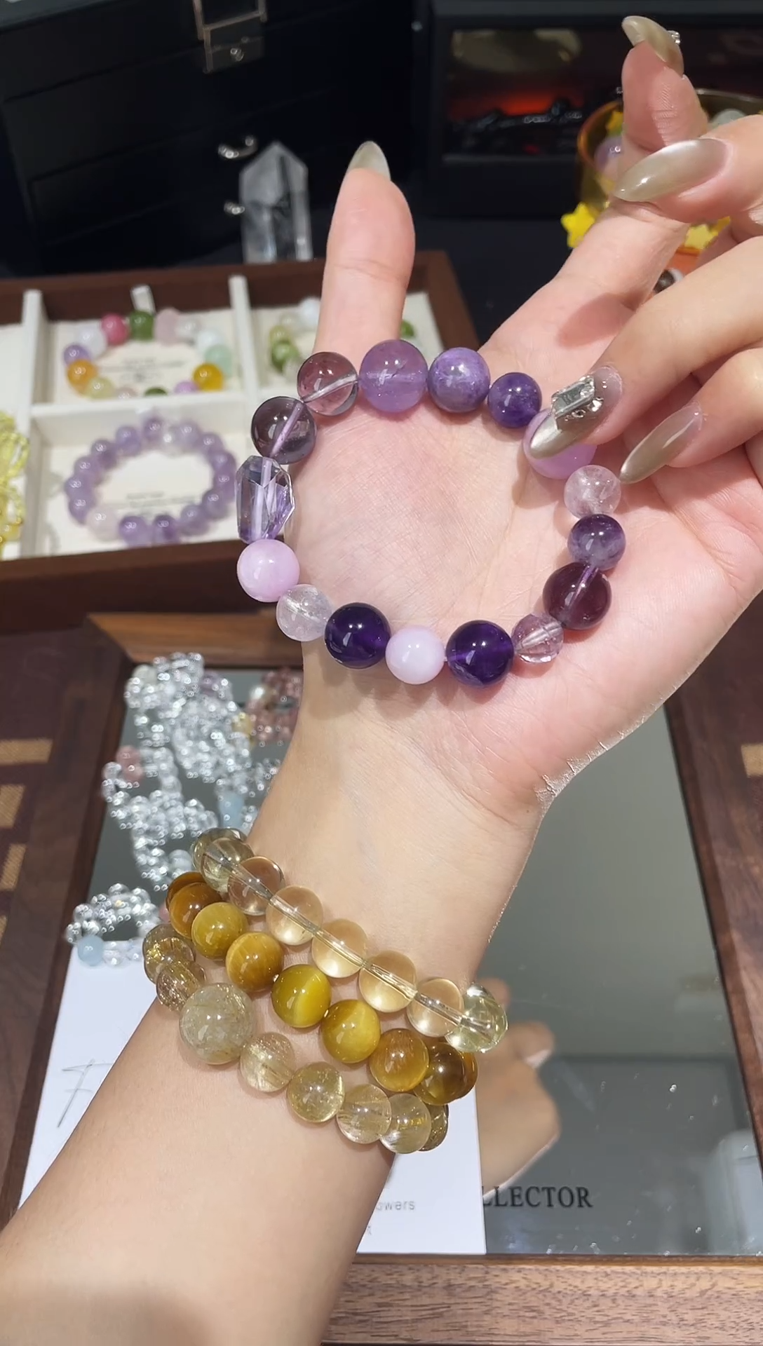 未镶嵌手链水晶111