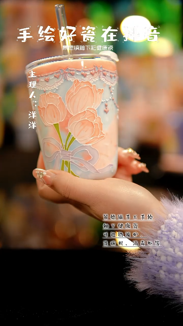 景德镇手绘陶瓷&A058