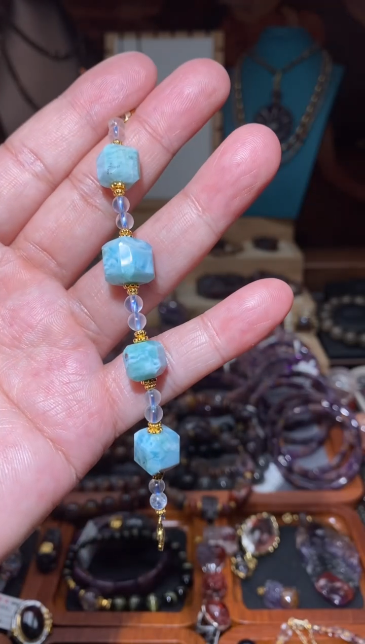 【闪购商品】水晶海文石延长链未镶嵌多样性发一条