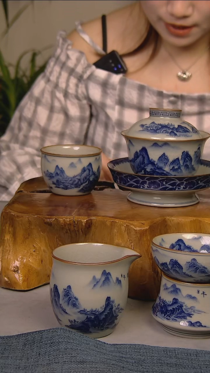 简装家用款4件套 陶瓷家用茶具系列