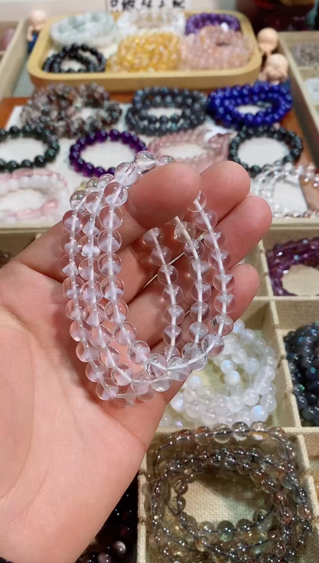 【闪购商品】水晶手链未镶嵌雪山之巅8m+ (多样性发其一）