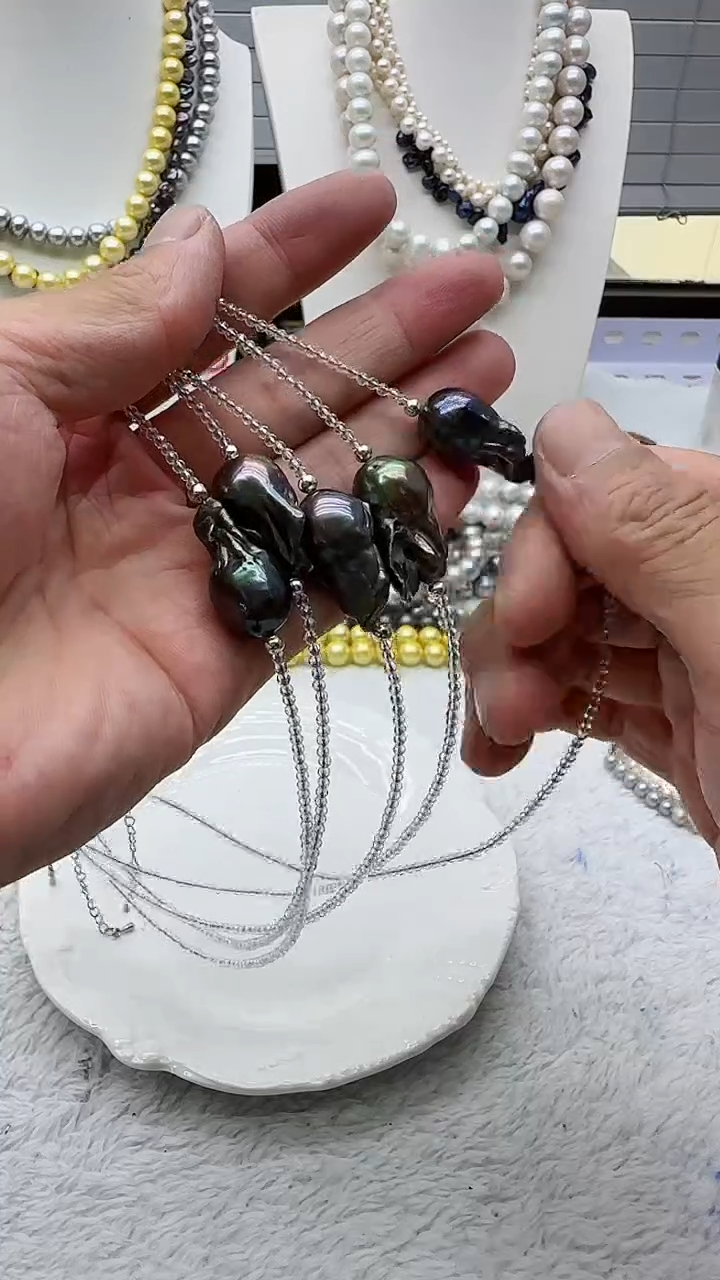 淡水珍珠未镶嵌套链94