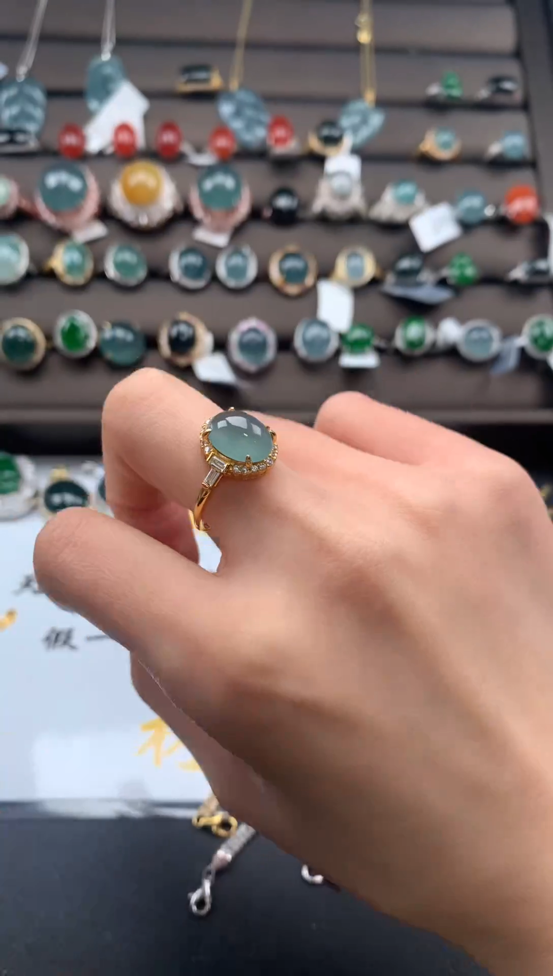 【闪购商品】翡翠戒指银S925镶嵌213213213