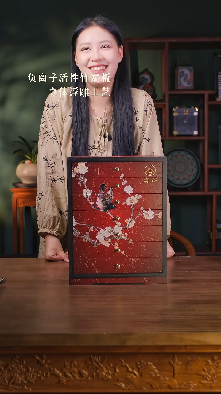 ?壹藏贰宝喜上眉梢茶饼柜