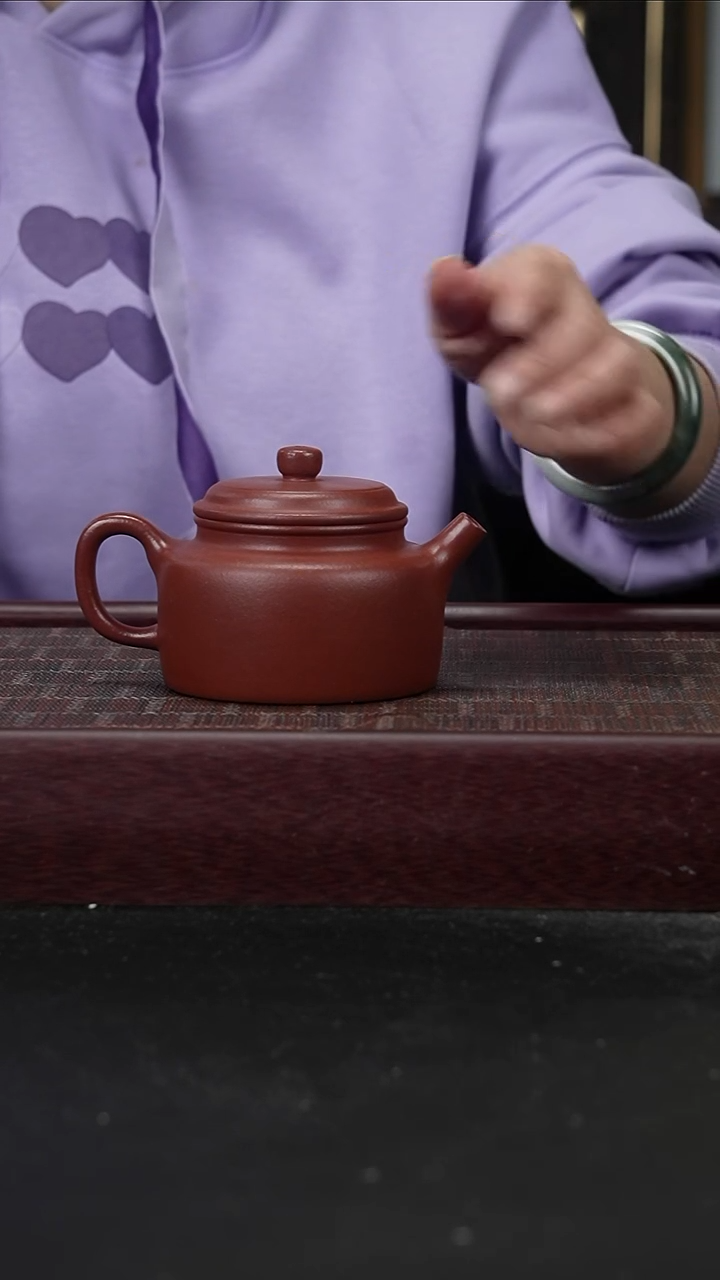 茶壶紫砂zq朱泥德钟