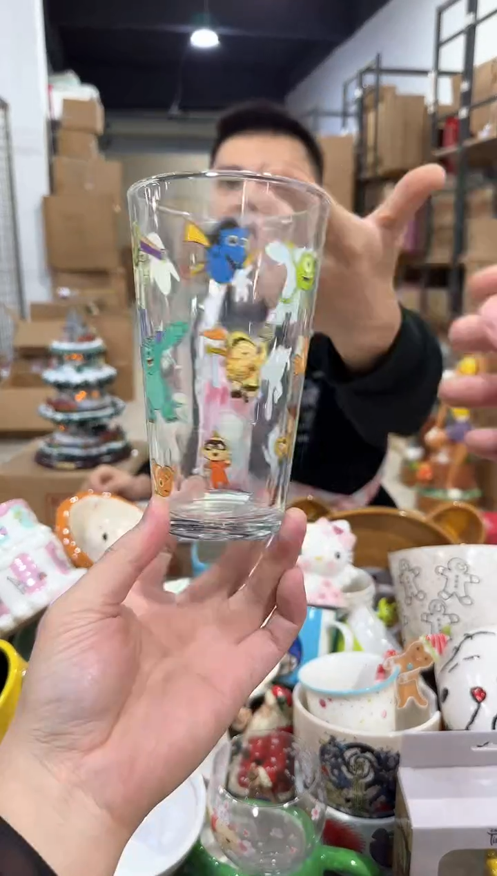瓷片皮克斯合集玻璃杯