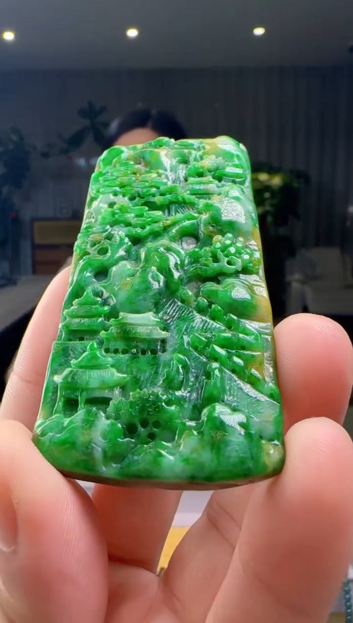 翡翠未镶嵌吊坠(不含链)AX@@960Q7J04677