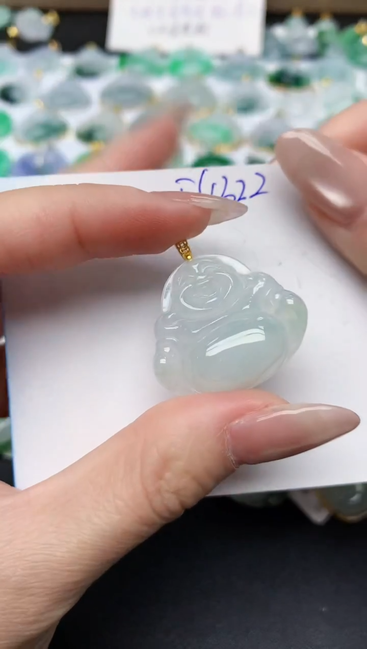 颈饰未镶嵌翡翠天然缅甸A货翡翠百元以上9元证书费自理