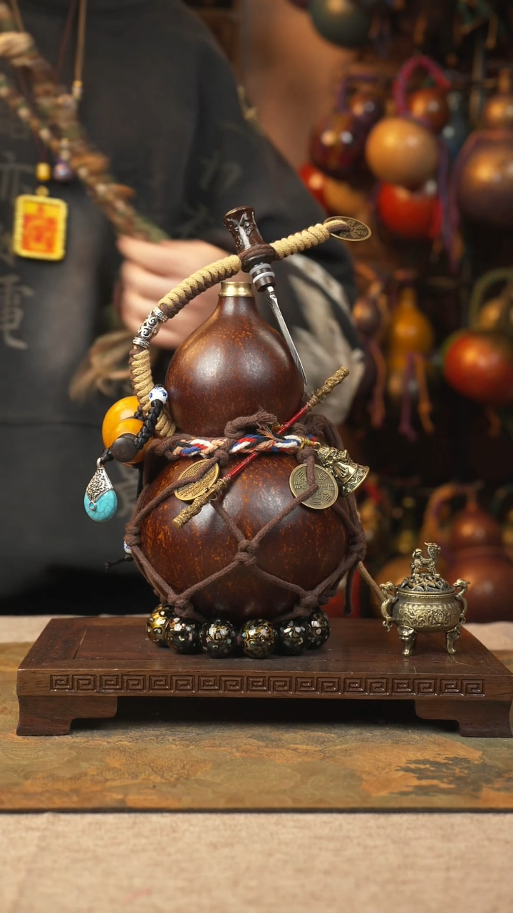 【闪购商品】229大漆葫芦一物一拍记葫堂出品