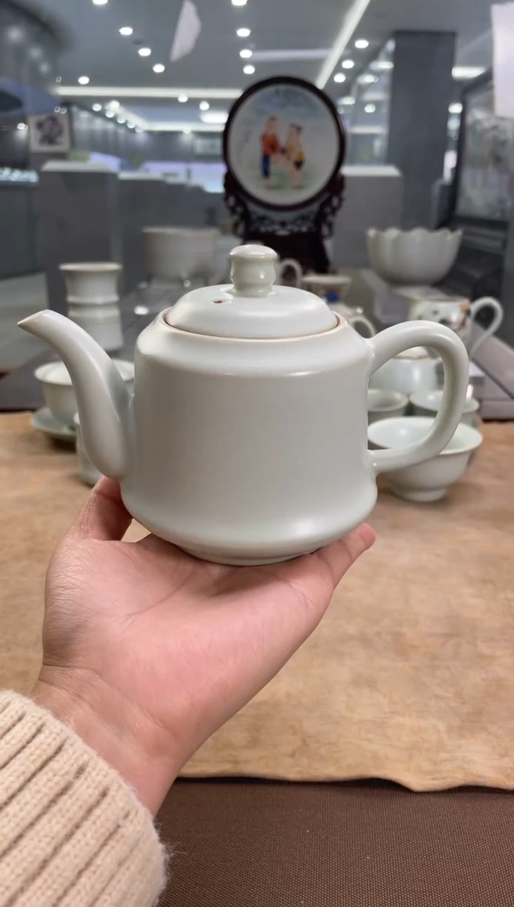 周泽堂天青静悟壶